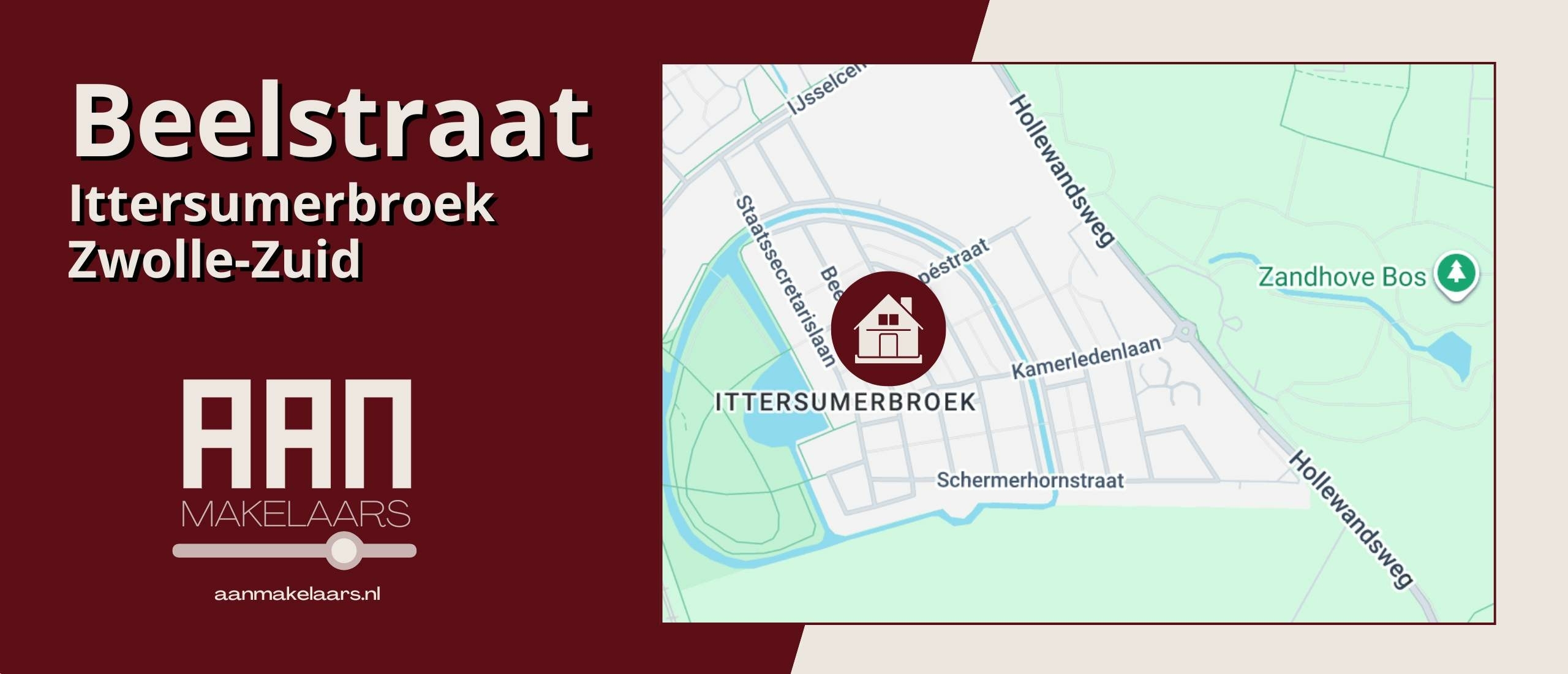 Beelstraat 57 Zwolle Ittersumerbroek Gezinswoning met 4 slaapkamers en tuin op het oosten | AAN Makelaars