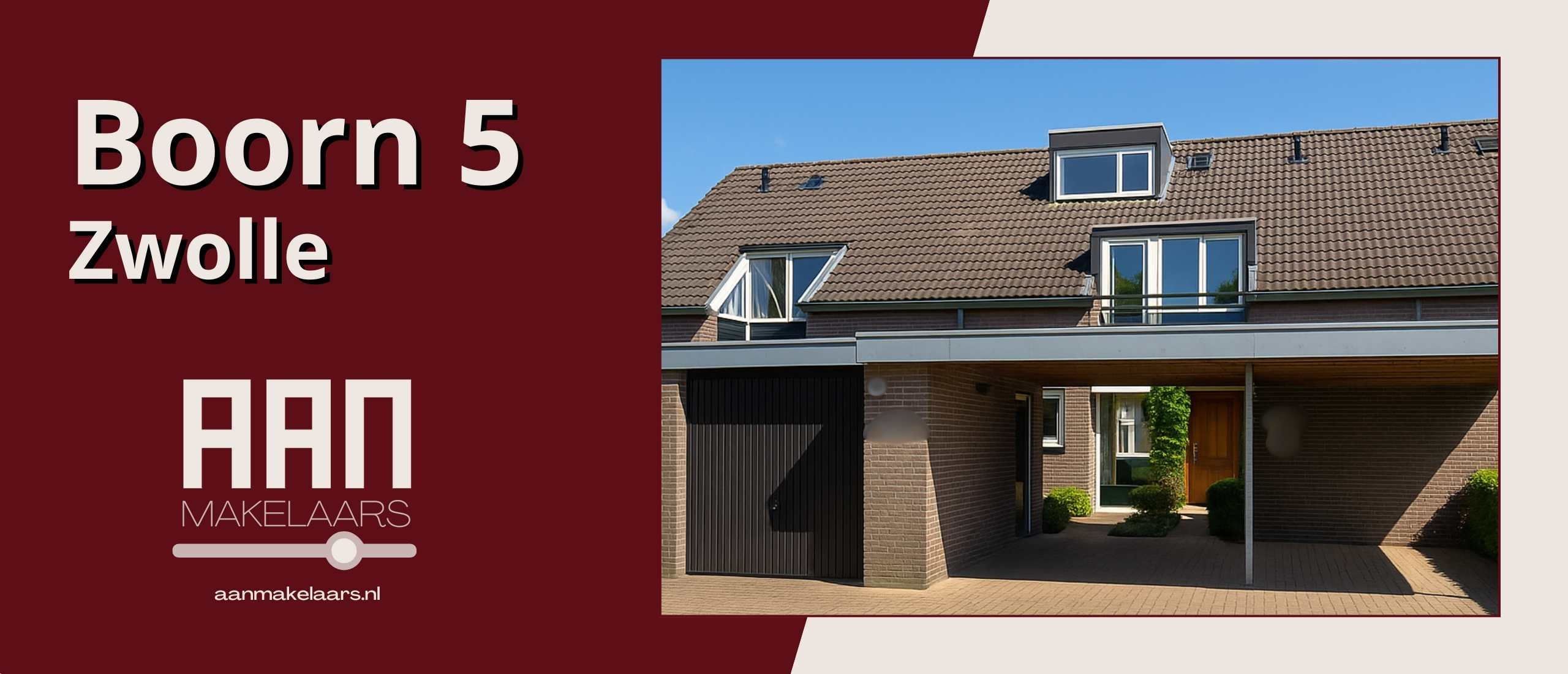 Boorn 5 Zwolle Aa-landen – Royale Tussenwoning met tuin en dakkapellen | AAN Makelaars
