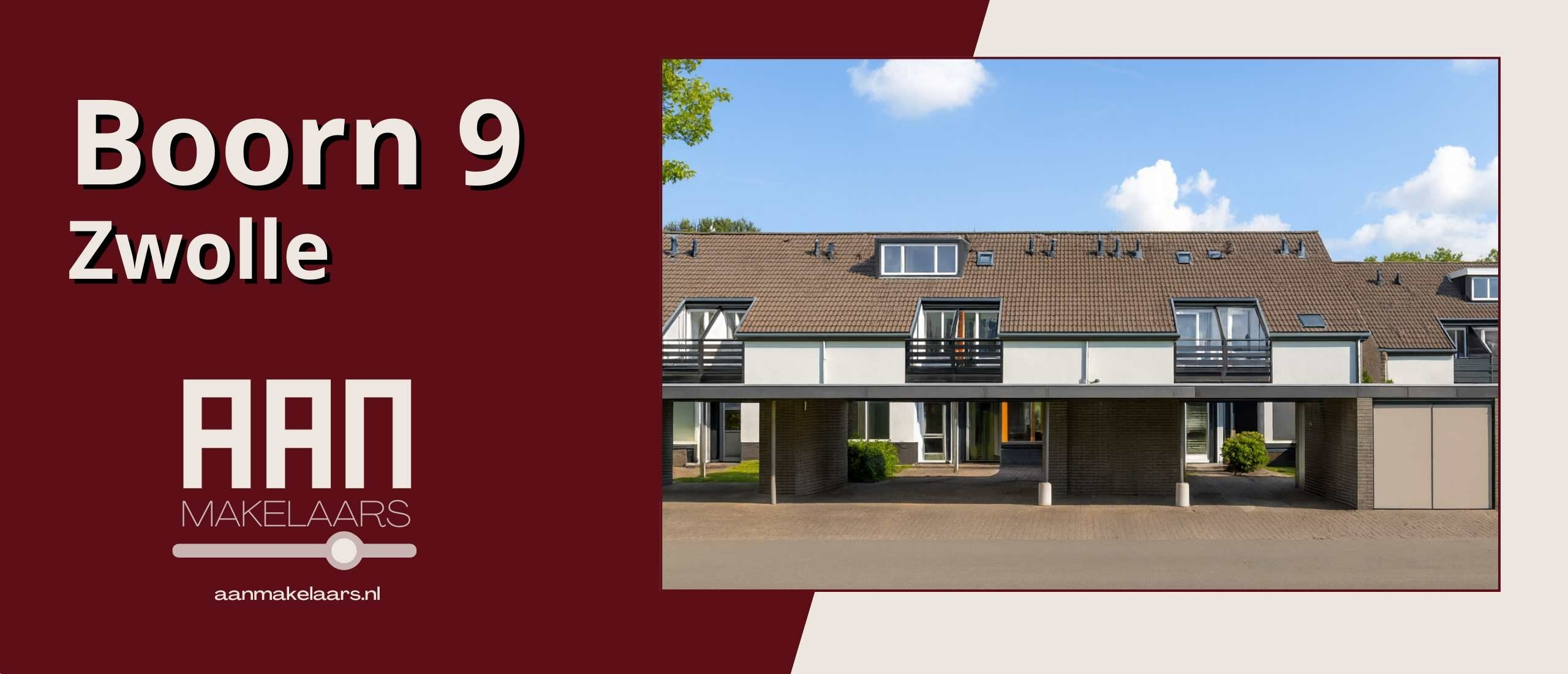 Boorn 9 Zwolle – Tussenwoning Aa-landen | AAN Makelaars