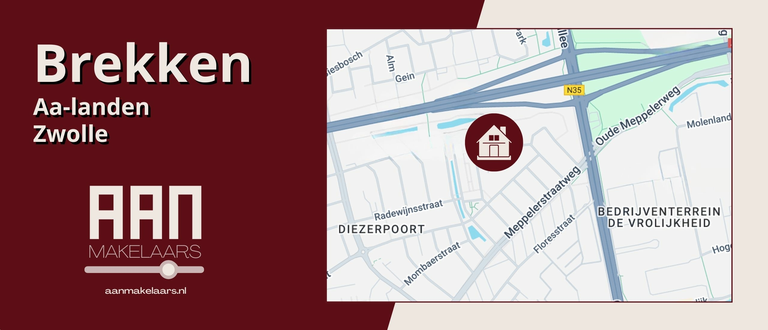 Brekken 5 Zwolle - lichte tussenwoning in Aa landen Noord met zonnige achtertuin en drie slaapkamers | AAN Makelaars