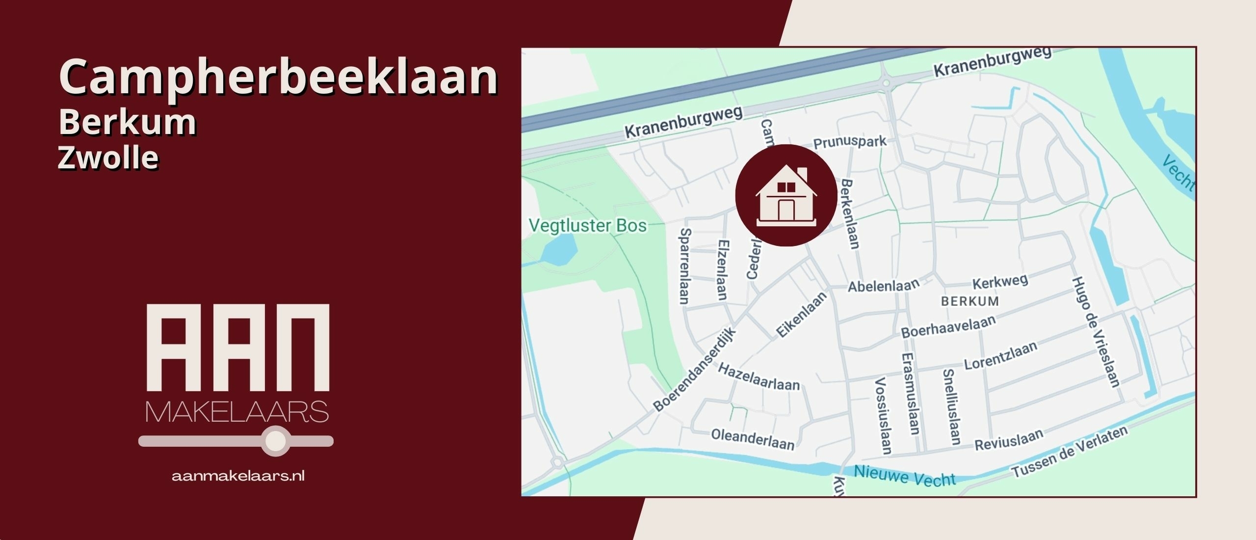 Campherbeeklaan 34 Zwolle - karaktervolle jaren 30 villa met ruimte, privacy en tuin op westen in Berkum | AAN Makelaars