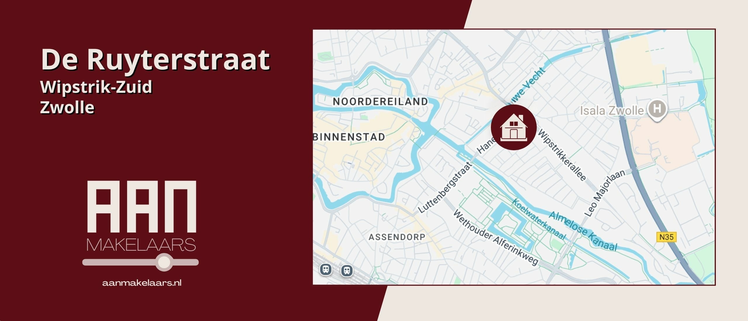 De Ruyterstraat 44 in Zwolle – woningwaarde en biedadvies | AAN Makelaars