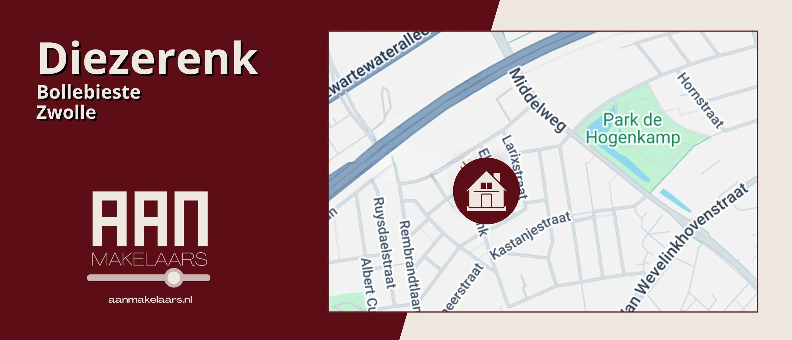 Diezerenk 34 Zwolle – 2-onder-1-kapwoning, 4 slaapkamers en diepe tuin | AAN Makelaars