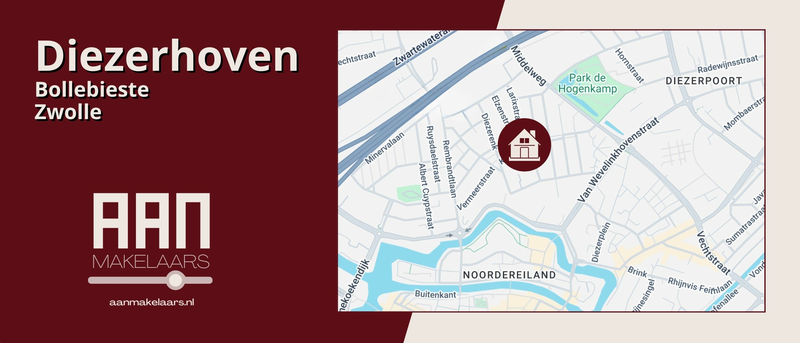 Diezerhoven 14 in Zwolle, centraal wonen in Bollebieste op loopafstand van de binnenstad | AAN Makelaars