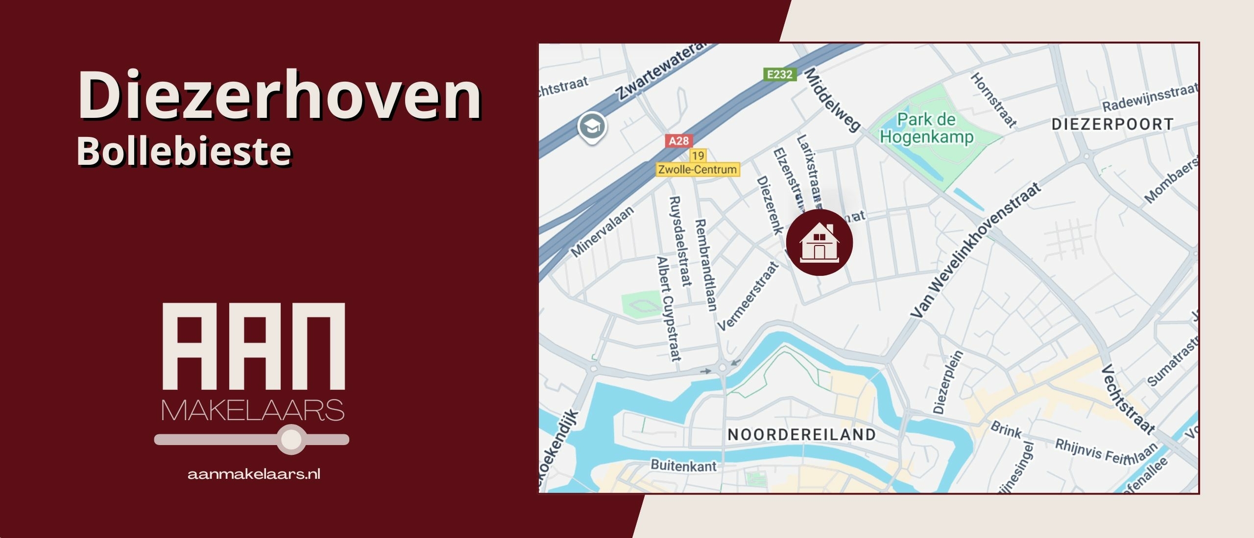 Diezerhoven 17 Zwolle sfeervolle tussenwoning met diepe stadstuin in Bollebieste | AAN Makelaars