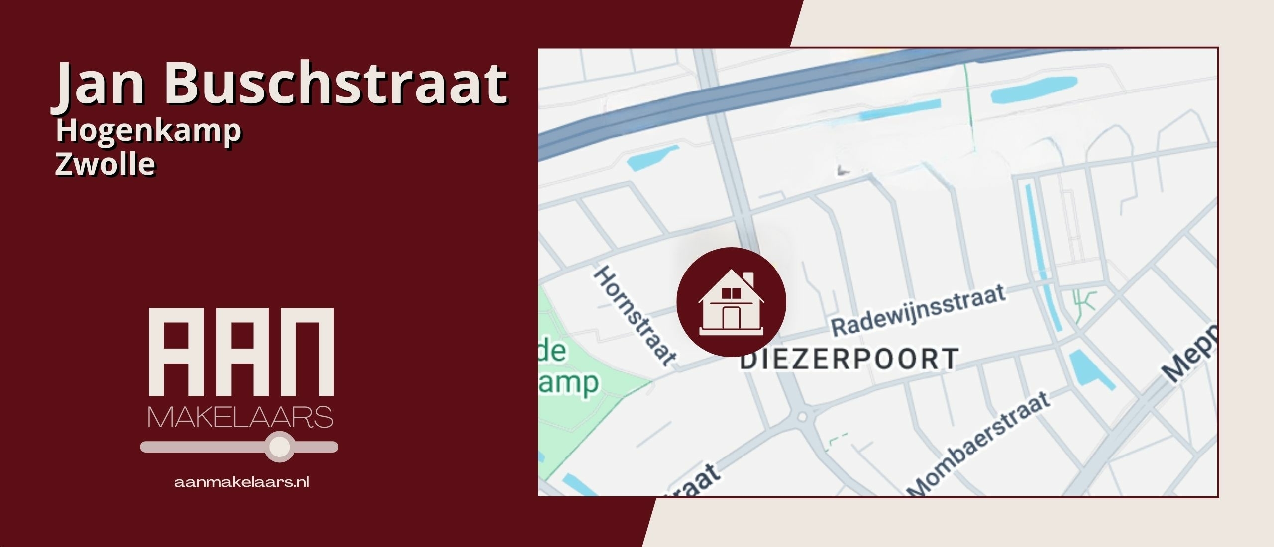 Jan Buschstraat 49 Zwolle – licht 3-kamerappartement met balkon nabij Park Hogenkamp en binnenstad | AAN Makelaars