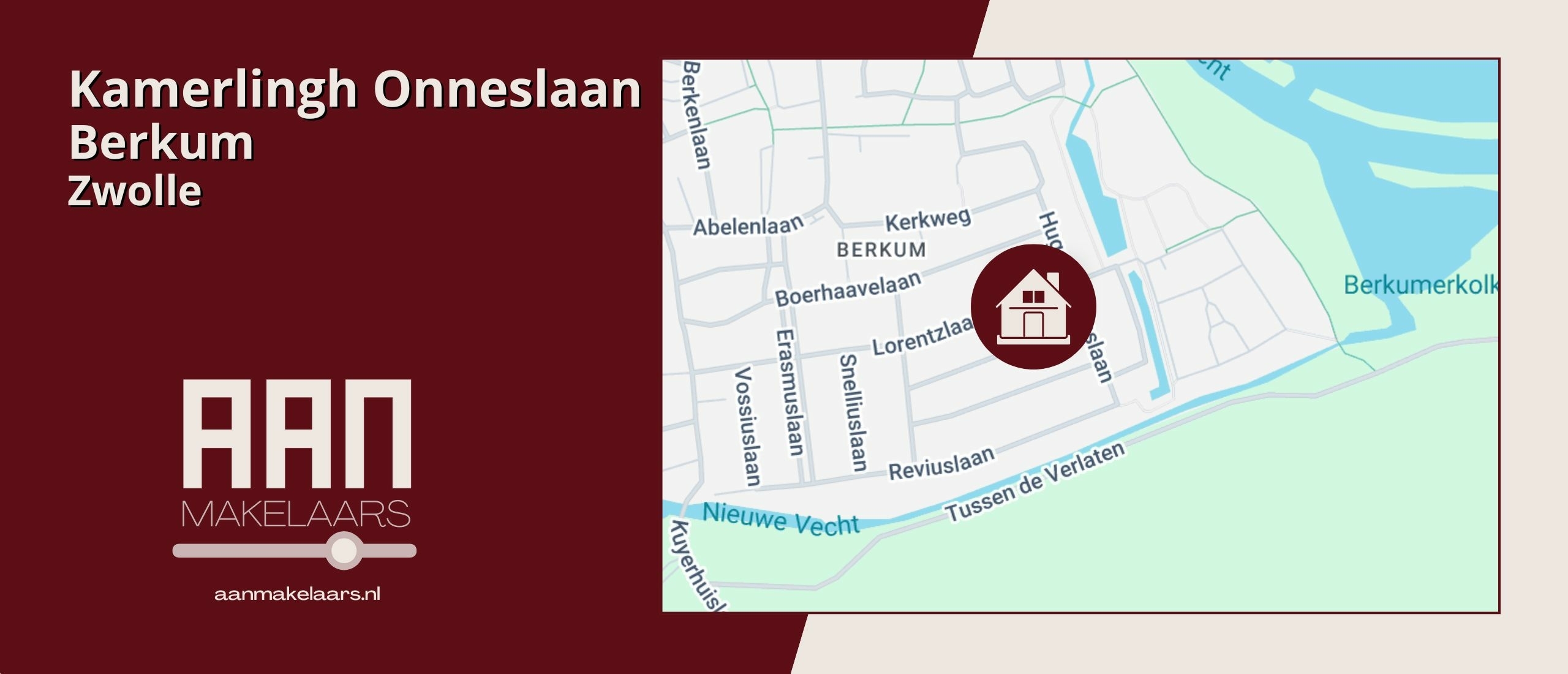 Kamerlingh Onneslaan 42 in Zwolle, Berkum, sfeervolle woning met dakkapel, garage met carport en tuin op het zuidoosten | AAN Makelaars