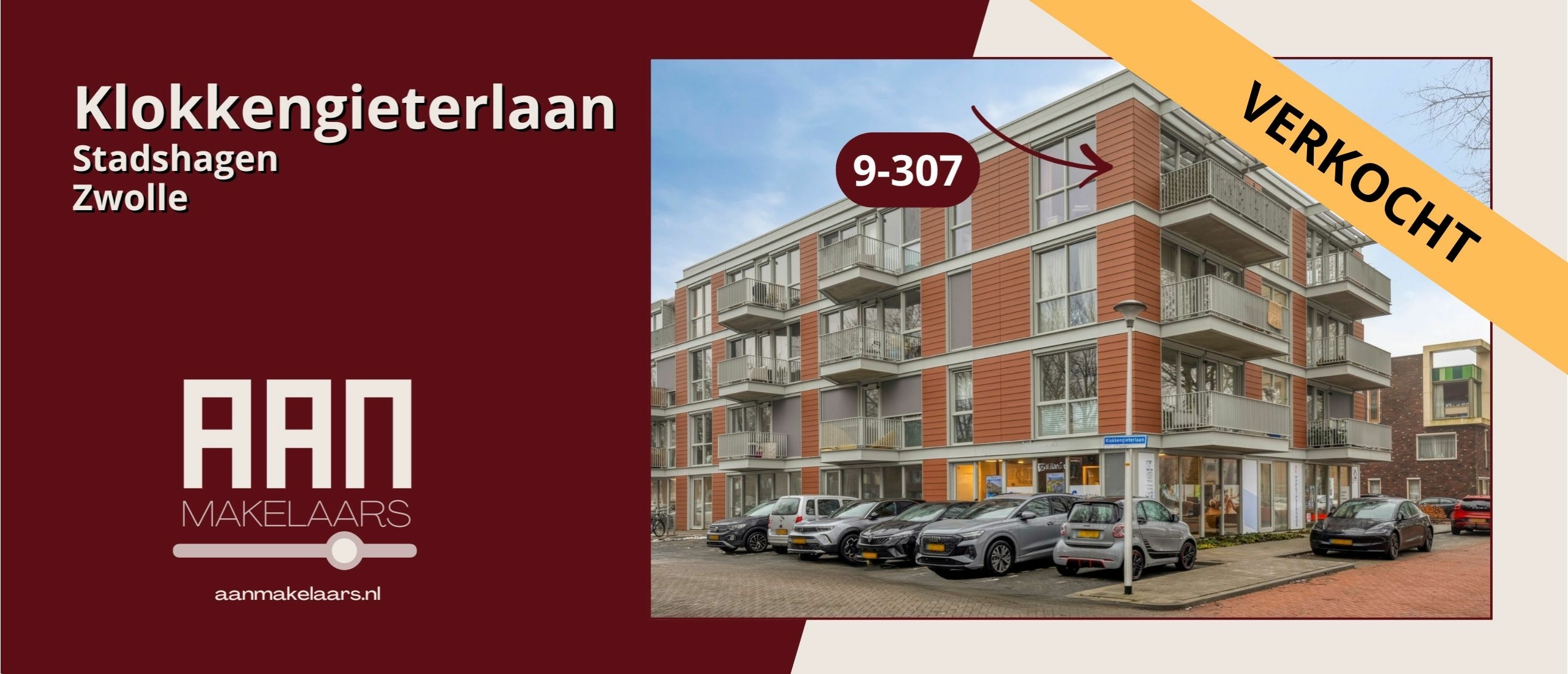 Klokkengieterlaan 9-307 Zwolle Verkocht | AAN Makelaars