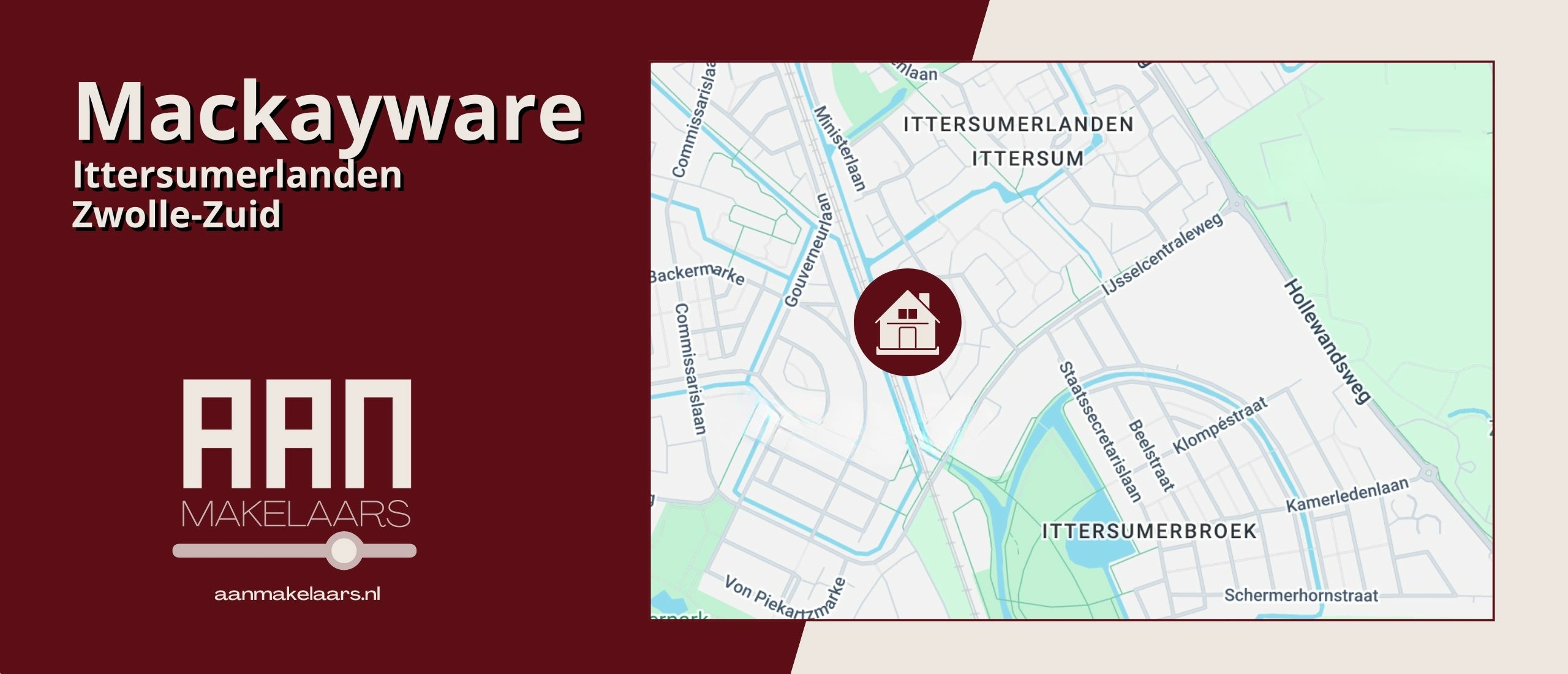 Mackayware 13 Zwolle Zuid – instapklaar wonen aan het water in Ittersumerlanden | AAN Makelaars