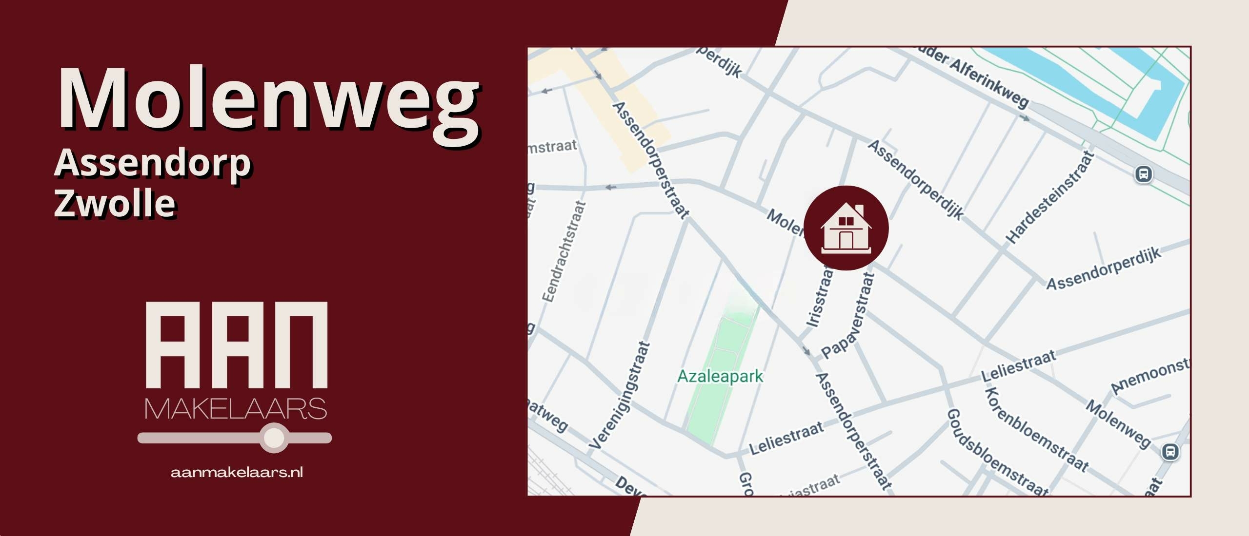 Molenweg 180 Zwolle – sfeervolle eindwoning met garage en zonnige tuin in Nieuw-Assendorp | AAN Makelaars