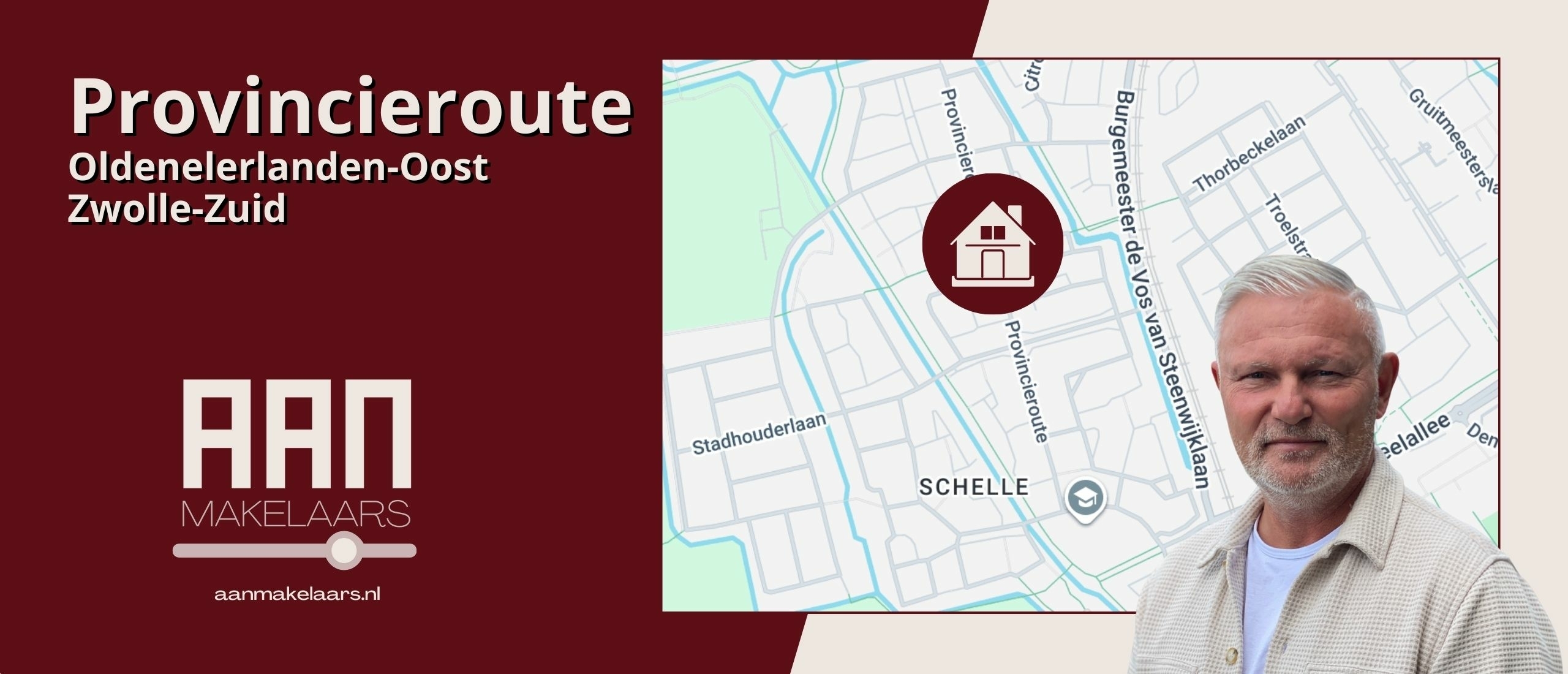 Provincieroute 54 Zwolle - Ruime tussenwoning met diepe en zonnige achtertuin in Zwolle Zuid | AAN Makelaars