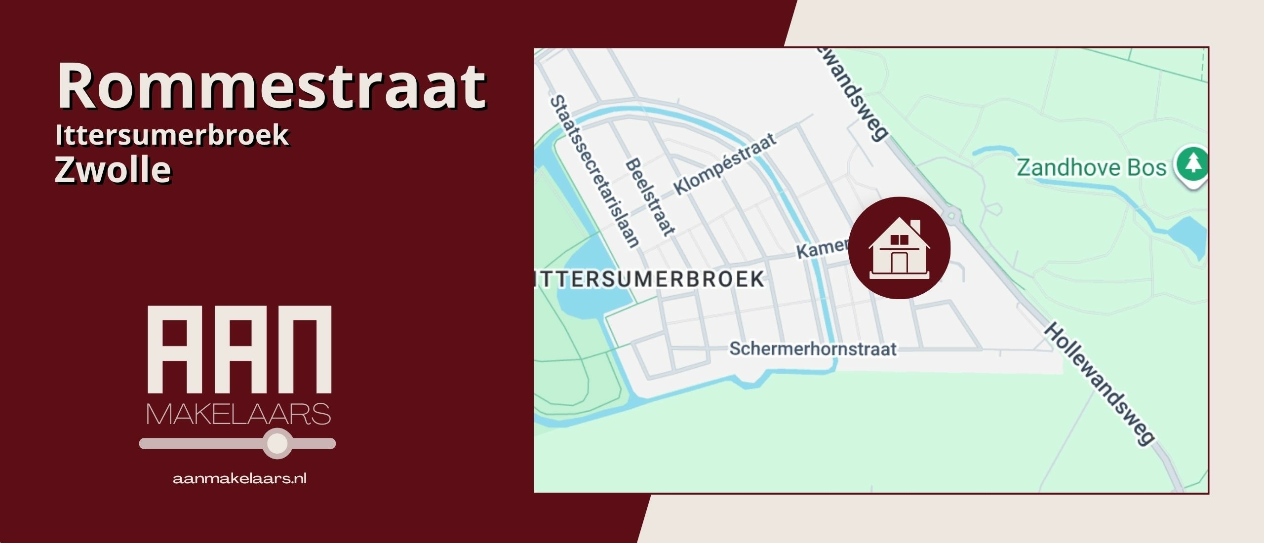 Rommestraat 14 Zwolle – twee-onder-een-kapwoning met vier slaapkamers en zonnige tuin in Ittersumbroek | AAN Makelaars