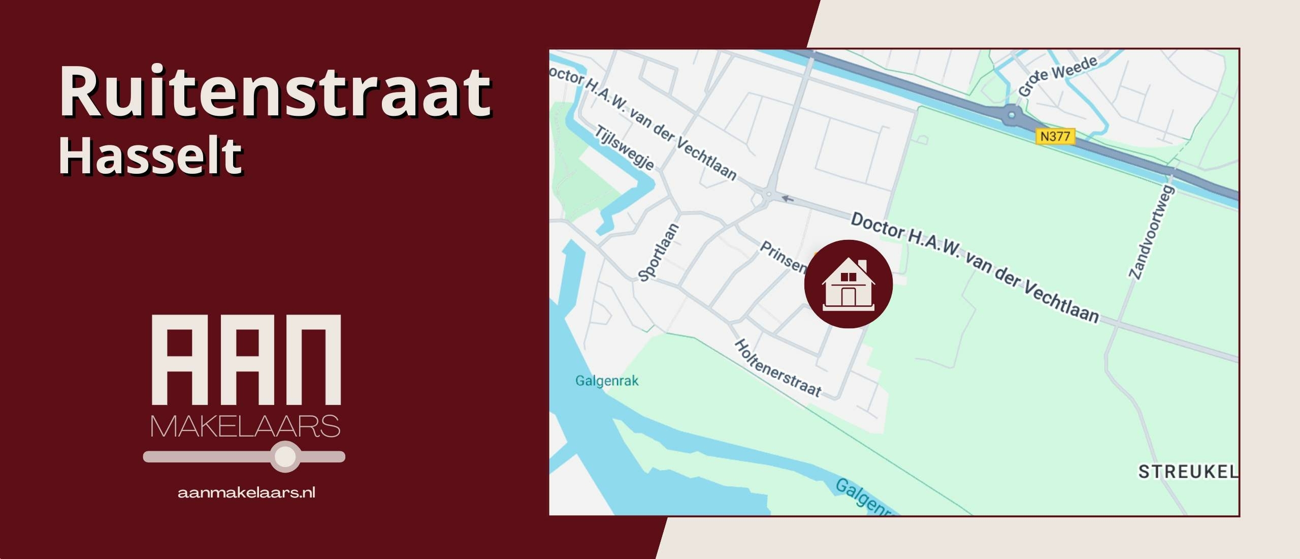 Ruitenstraat 54 Hasselt Dedemsvaart-Zuid – ruime tussenwoning met vier slaapkamers en tuin | AAN Makelaars