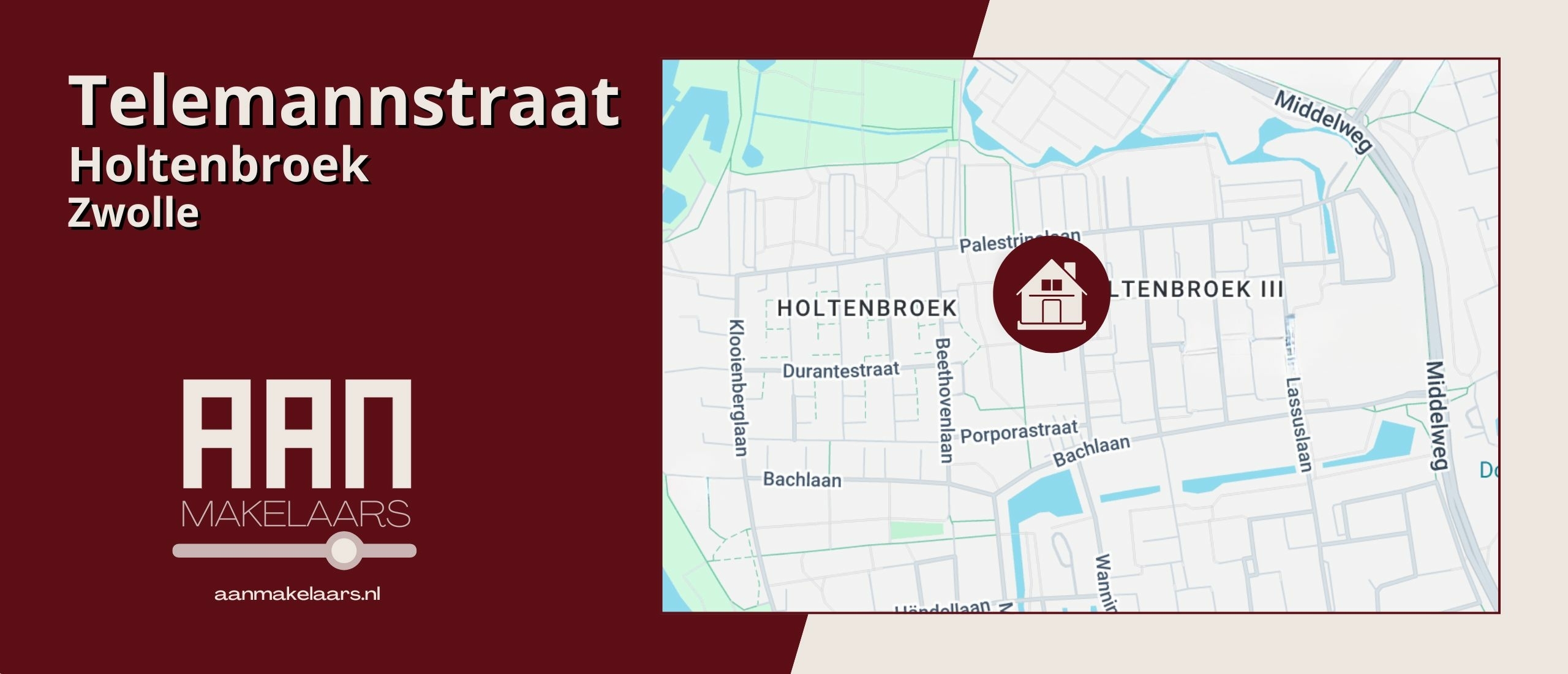 Telemannstraat 163 in Zwolle, Holtenbroek III, licht appartement met vrij uitzicht en balkon op het zuiden | AAN Makelaars