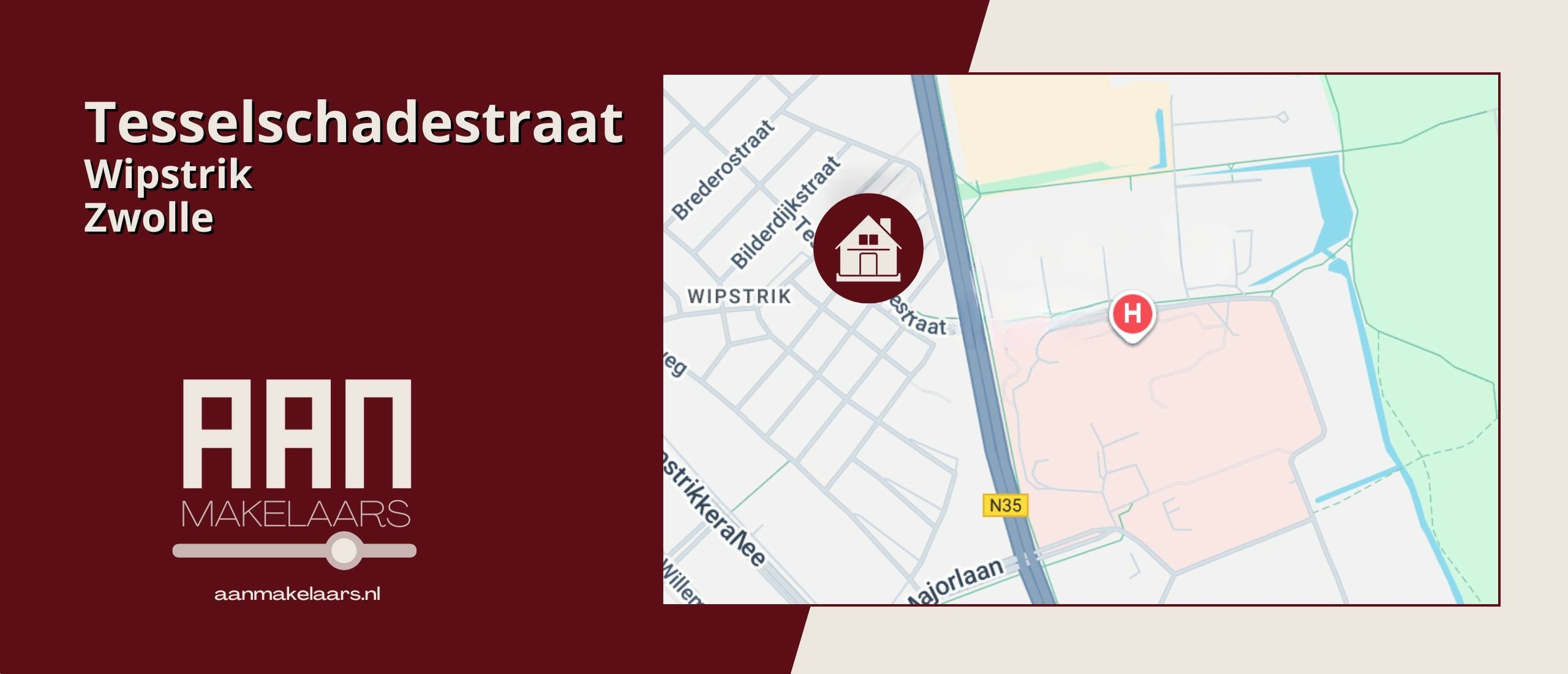 Tesselschadestraat 105 Zwolle - rustig wonen in Wipstrik Noord dichtbij centrum | AAN Makelaars