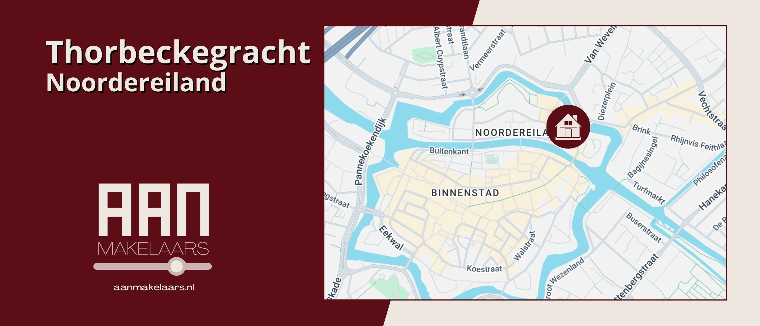 Thorbeckegracht 12 Zwolle statig rijksmonumentaal grachtenpand op Noordereiland | AAN Makelaars