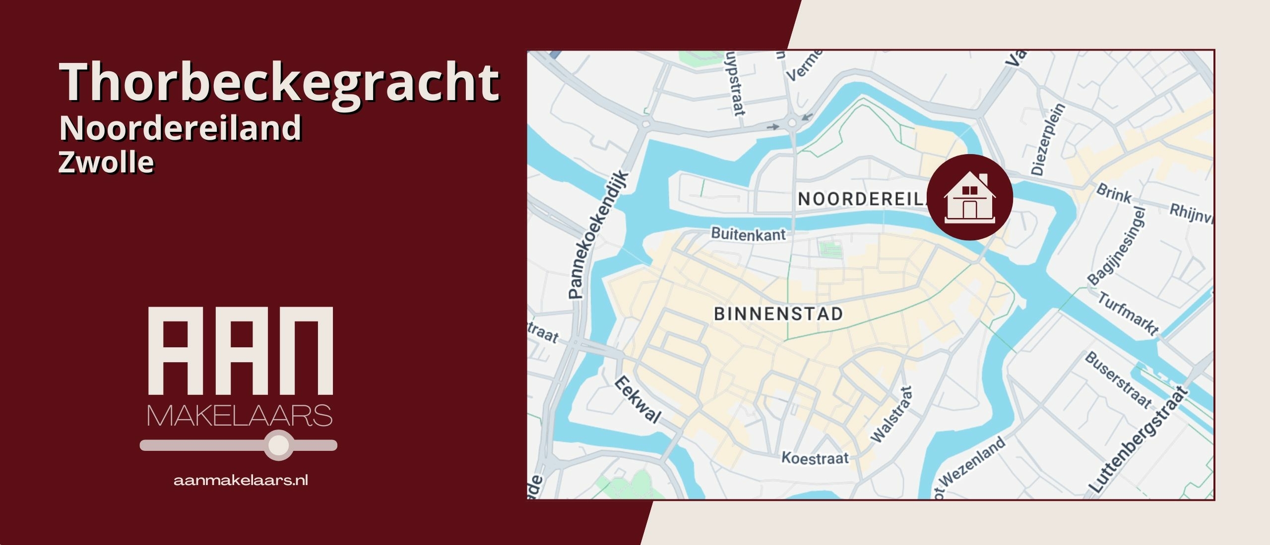 Thorbeckegracht in Zwolle – woningwaarde en biedadvies | AAN Makelaars