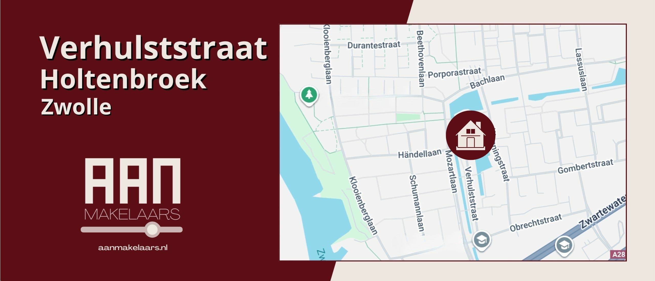 Verhulststraat 98 Zwolle – split-level woning in Holtenbroek aan het water | AAN Makelaars