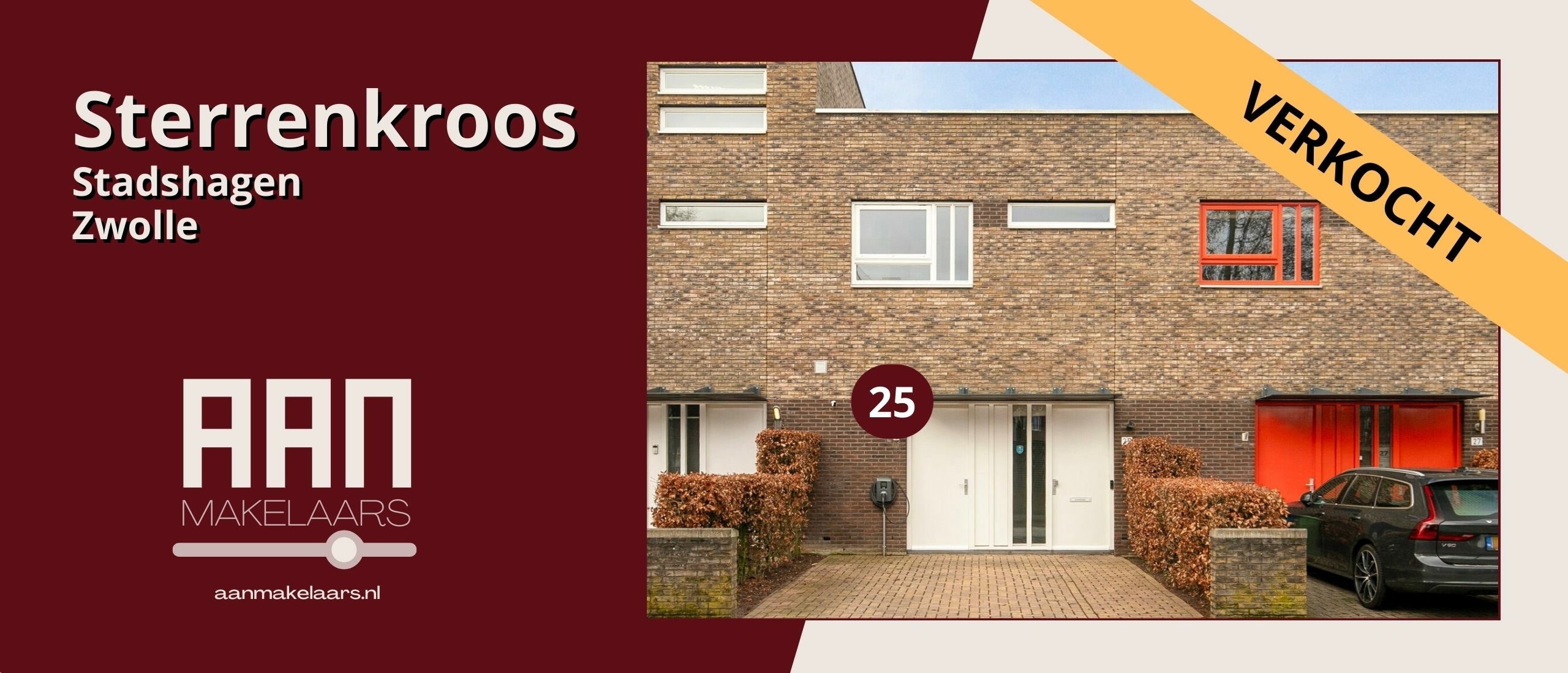 VERKOCHT - Sterrenkroos 25 Zwolle | AAN Makelaars