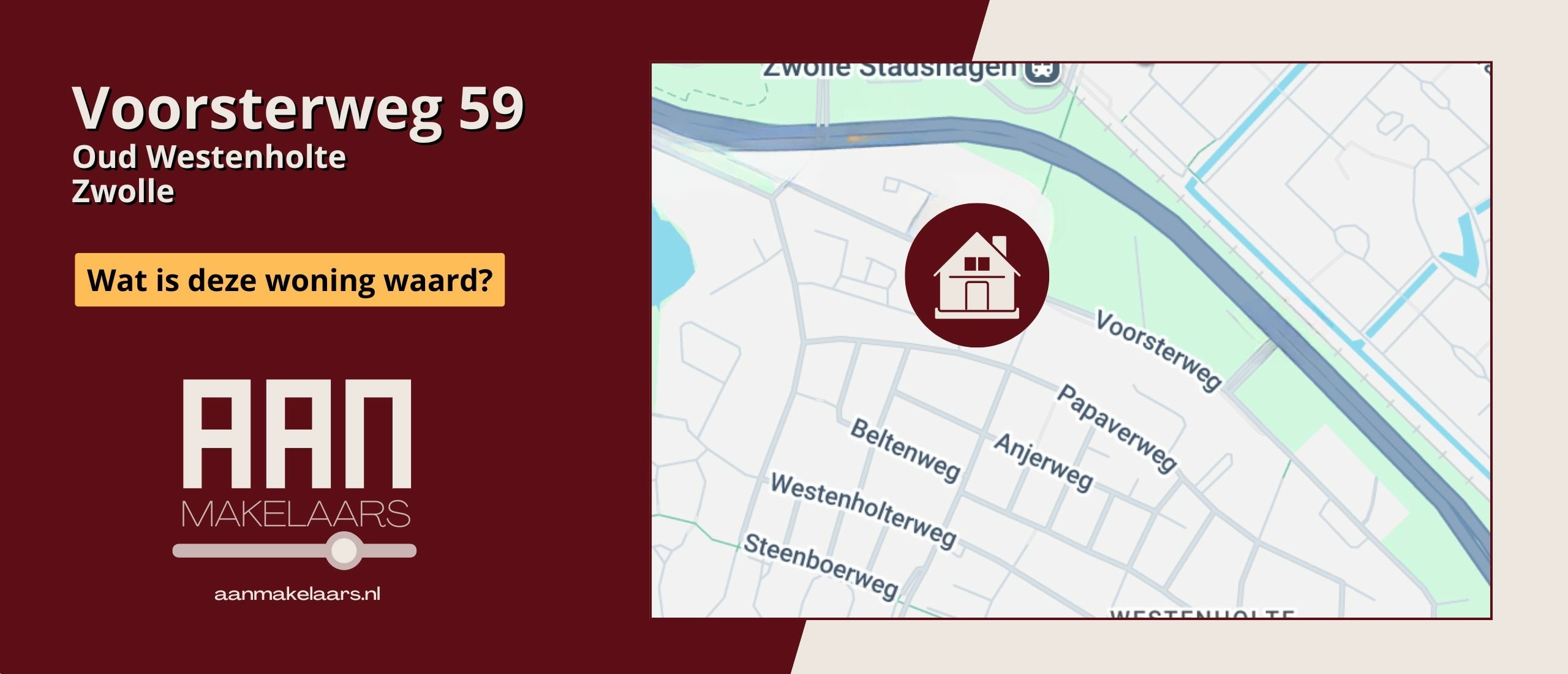 Voorsterweg 59 Zwolle – wat is deze woning waard? | AAN Makelaars