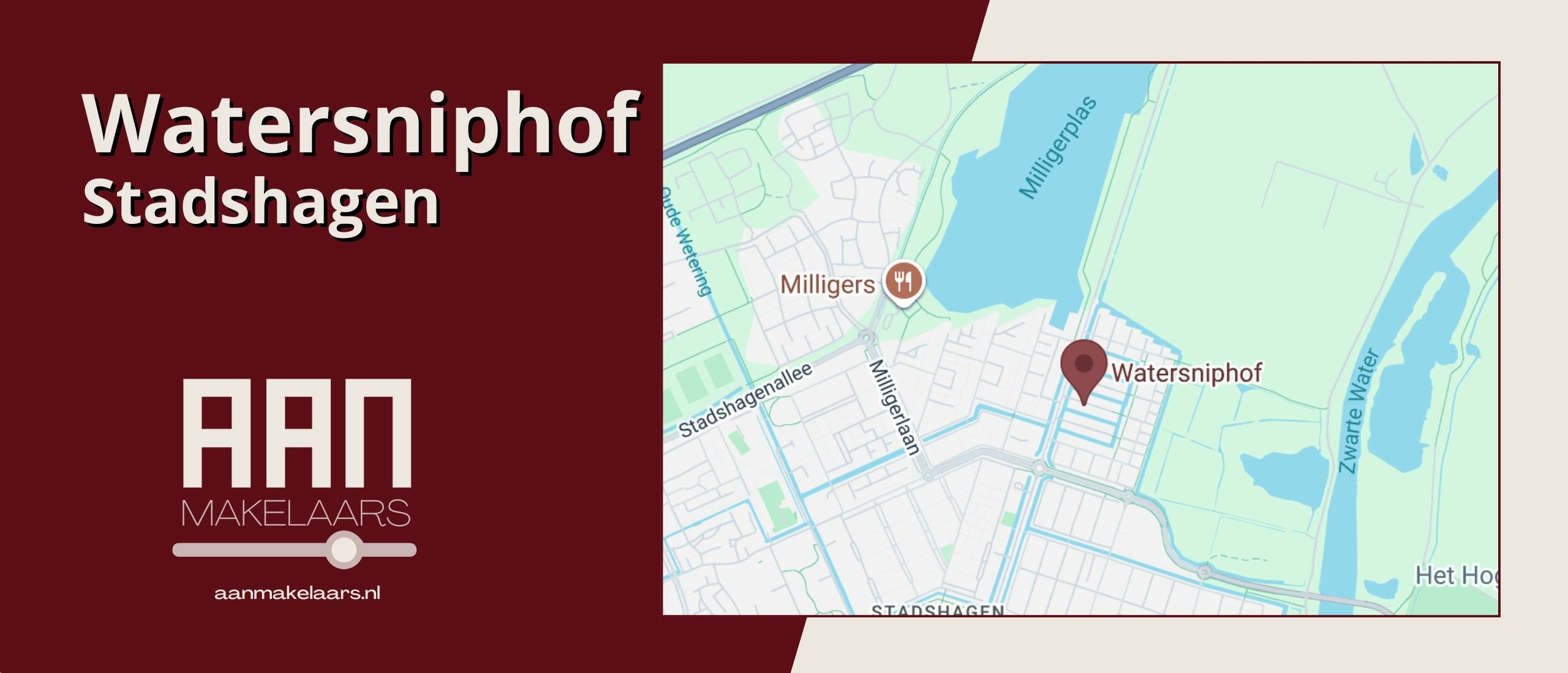 Watersniphof in Stadshagen – Rustig wonen aan het water | AAN Makelaars Zwolle