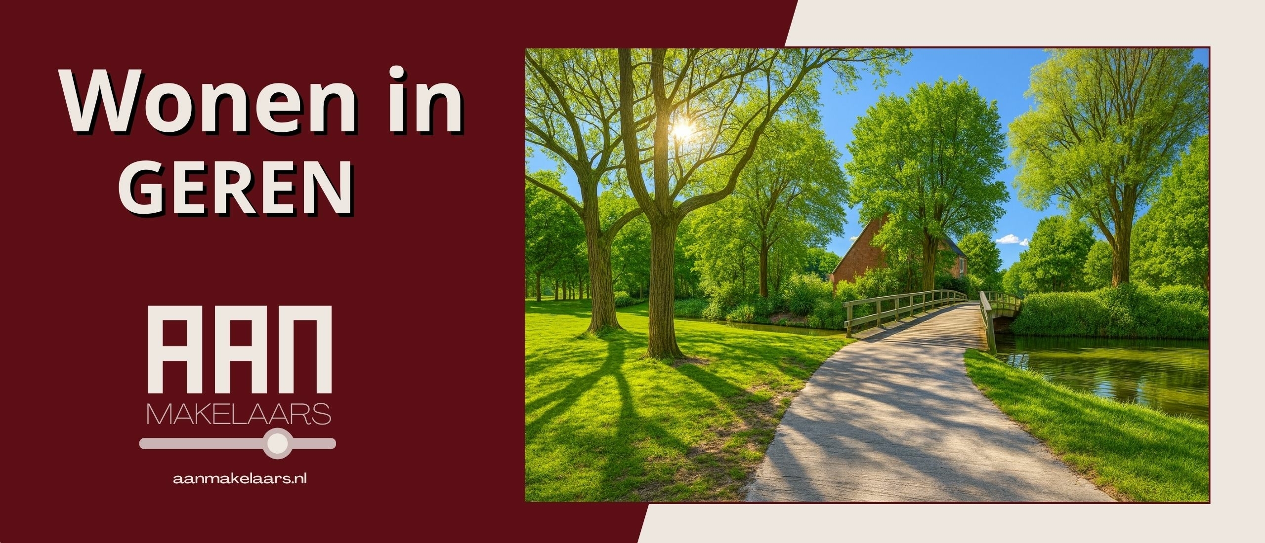 Wonen in Geren Zwolle-Zuid in een groene omgeving met park en bruggetje | AAN Makelaars