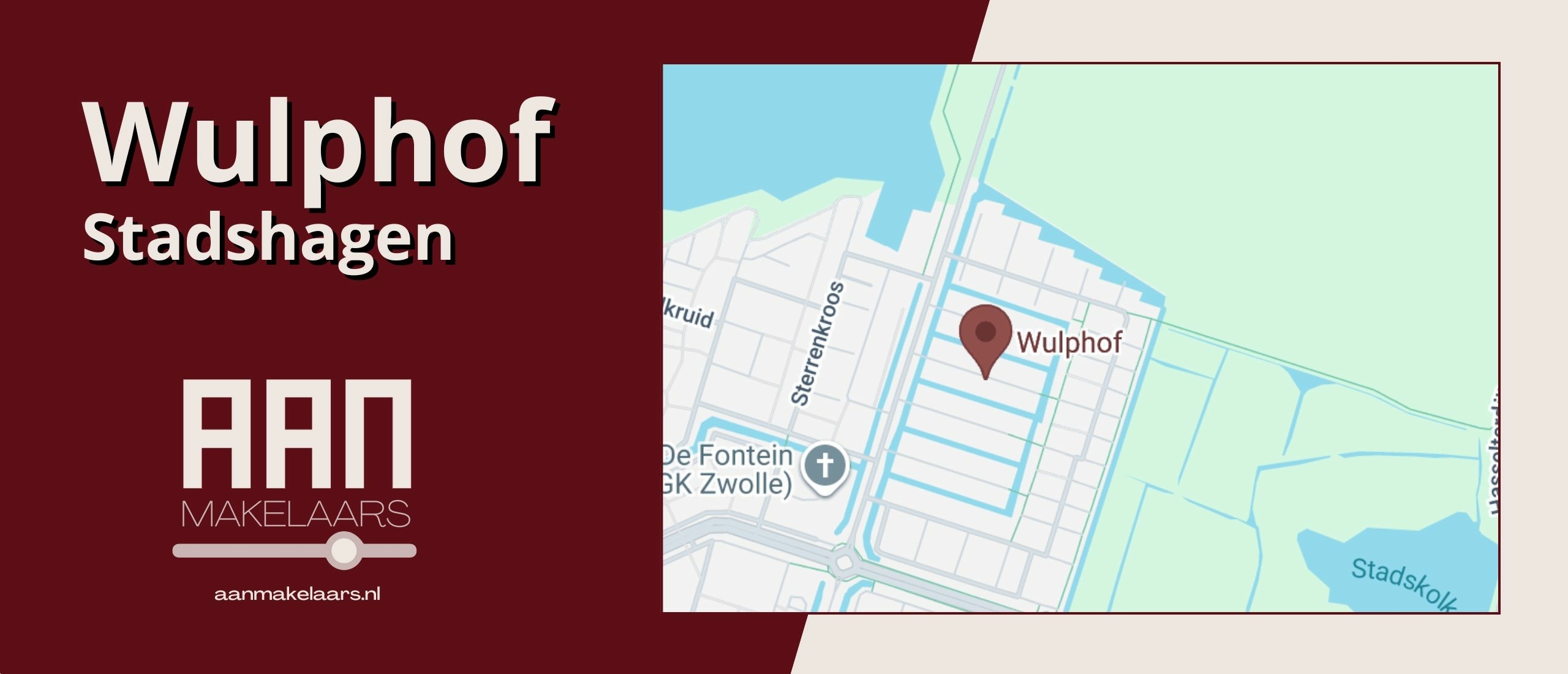 Wulphof Stadshagen rustige woonstraat aan het water | AAN Makelaars Zwolle