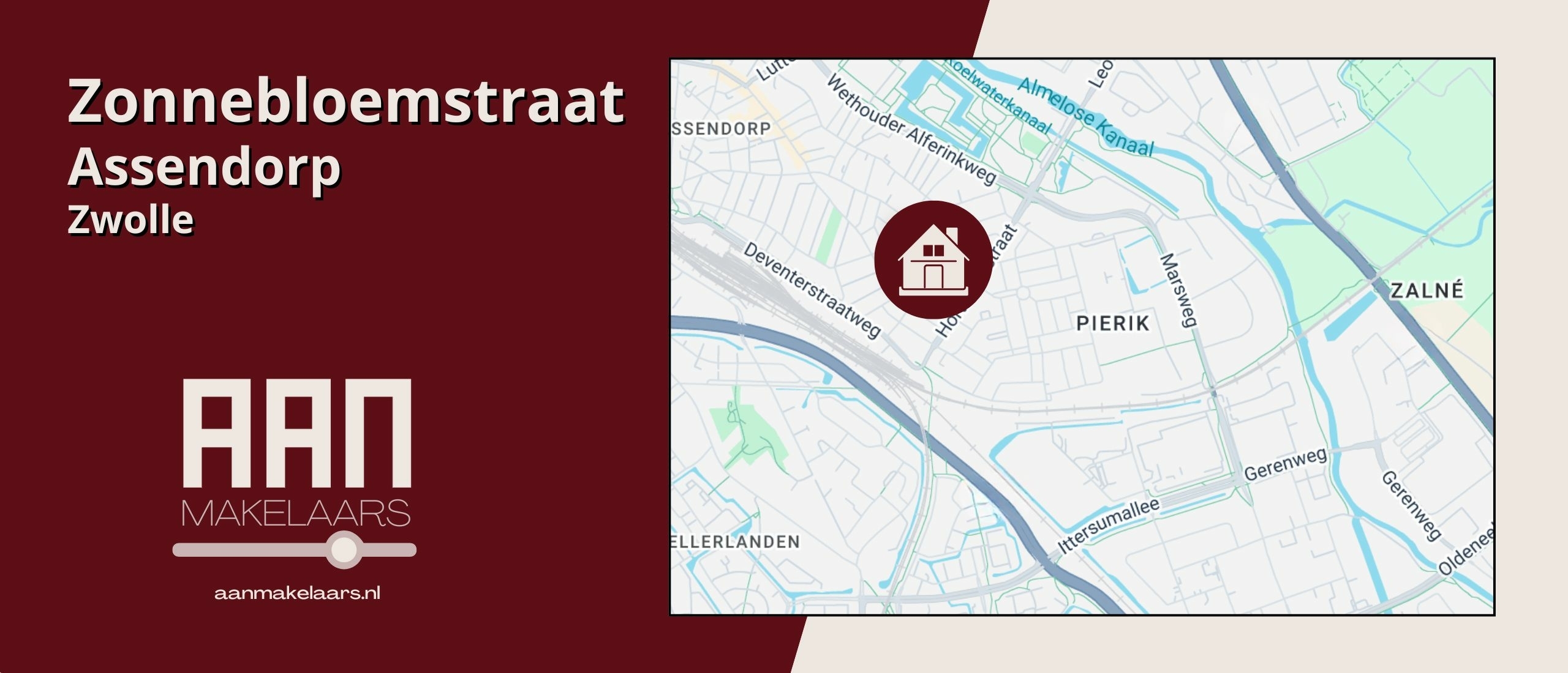 Zonnebloemstraat 5 Zwolle - tussenwoning in Nieuw-Assendorp met diepe tuin en authentieke hal | AAN Makelaars