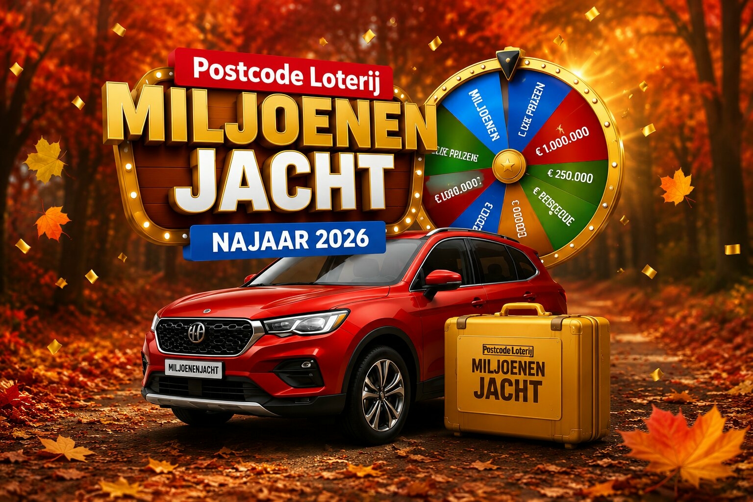 Hoe werkt Postcode Loterij MiljoenenJacht?
