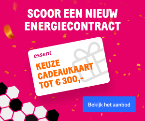 Essent Cadeaubon 300 euro bij abonnement