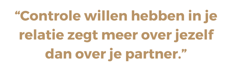 Controle willen hebben in je relatie zegt meer over jezelf dan over je partner