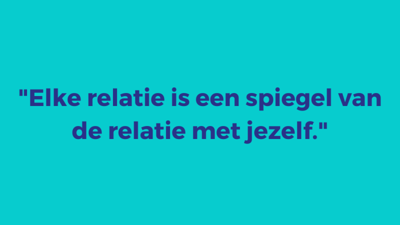 Elke relatie is een spiegel van de relatie met jezelf (de betekenis van spiegelen)