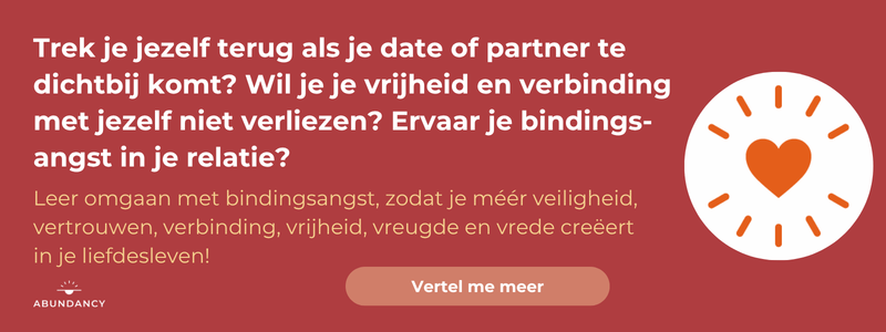 Ervaar je bindings-angst in je relatie?