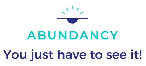 Abundancy logo met slogan 