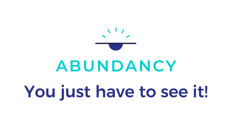 Abundancy logo met slogan 