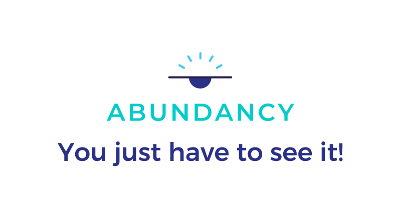 Abundancy logo met slogan 