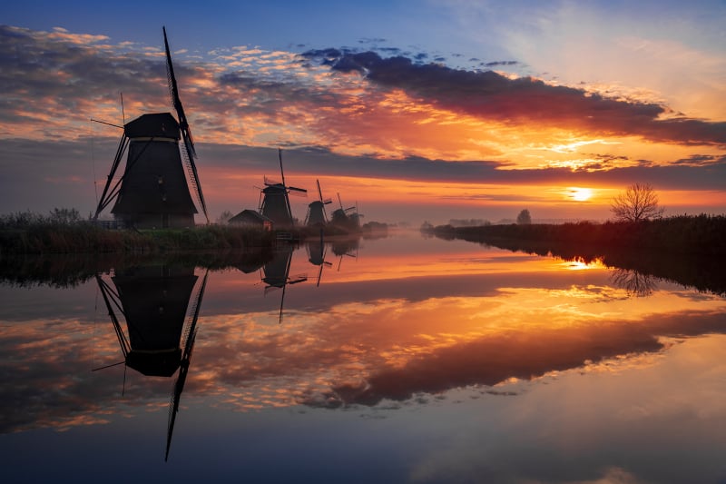 Molens bij Kinderdijk