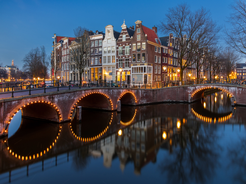 Grachten in Amsterdam tijdens landschapsfotografie en stadsfotografie