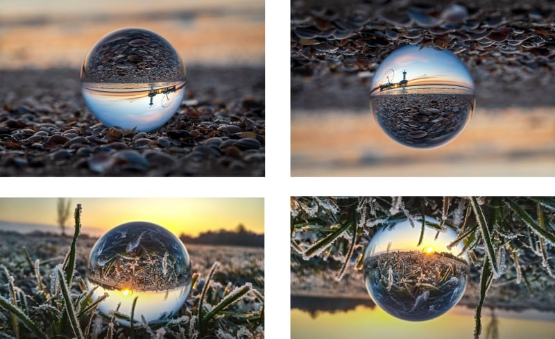 Composities met een lensball