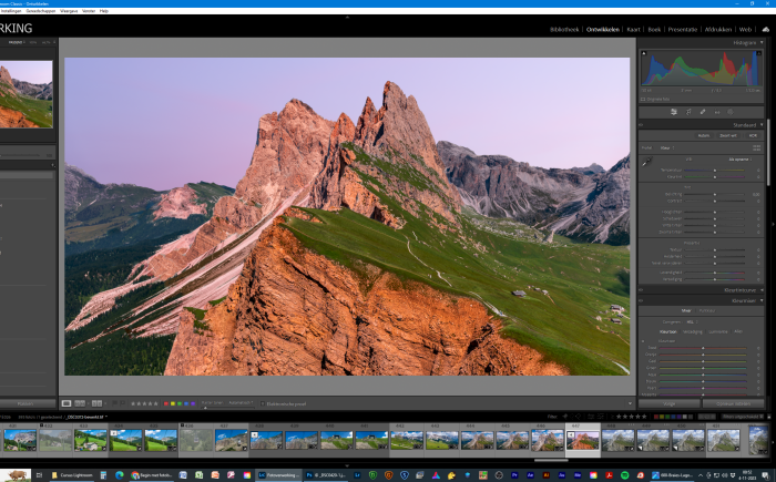 fotobewerking in Lightroom