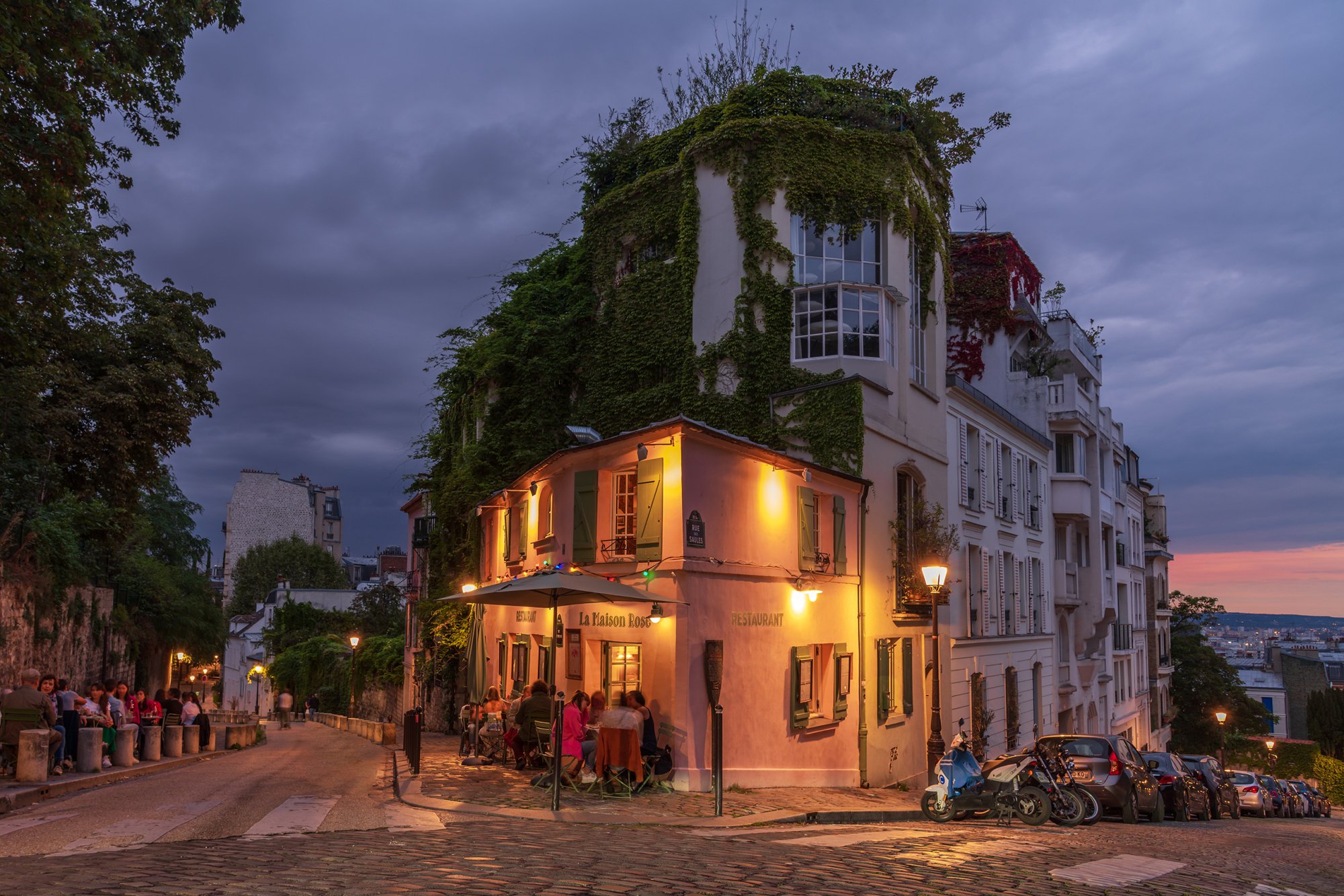 Restaurant in Montmartre, Parijs