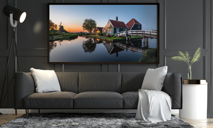 Huiskamer met foto