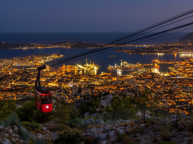 Kabelbaan van Toulon naar de Mont Faron, Frankrijk