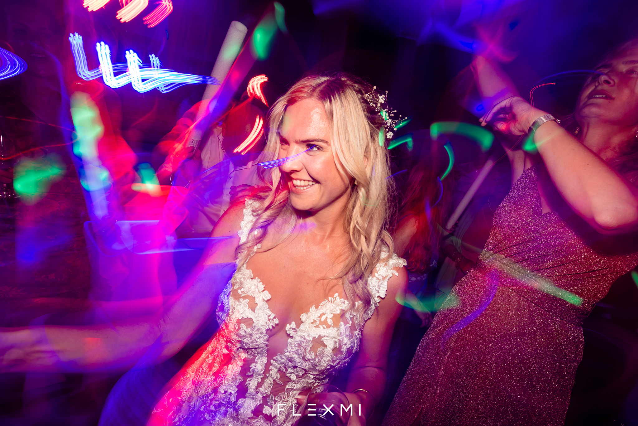 Shutter drag party foto's
