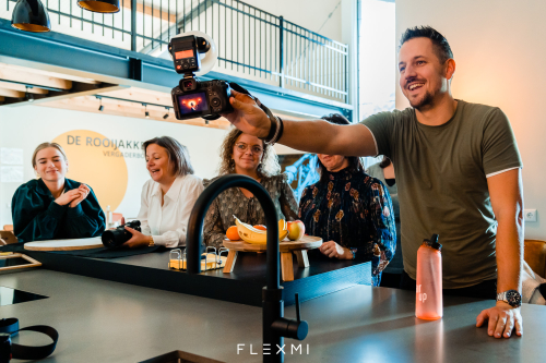 Bruidsfotografen workshop flitsen