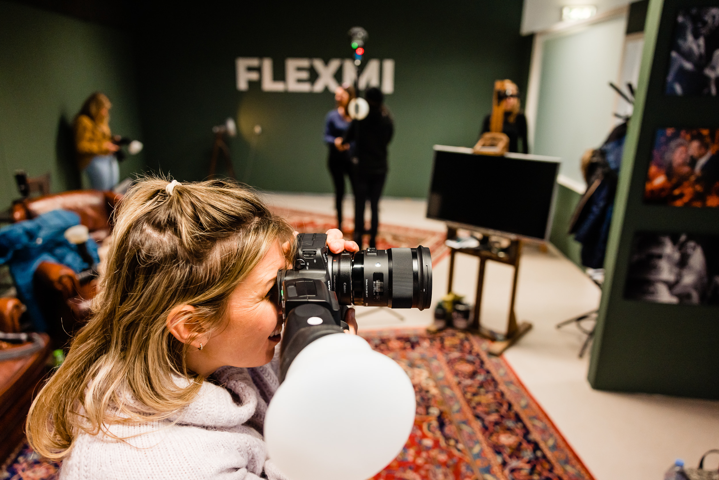 Hands-on tijdens de flitsworkshop