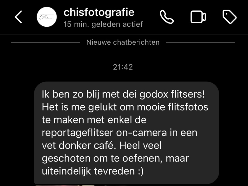 Review flitsen met één flitser