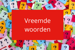 Spelling vreemde woorden training