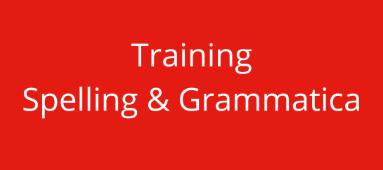 Spelling en Grammatica training