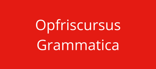 grammatica cursus